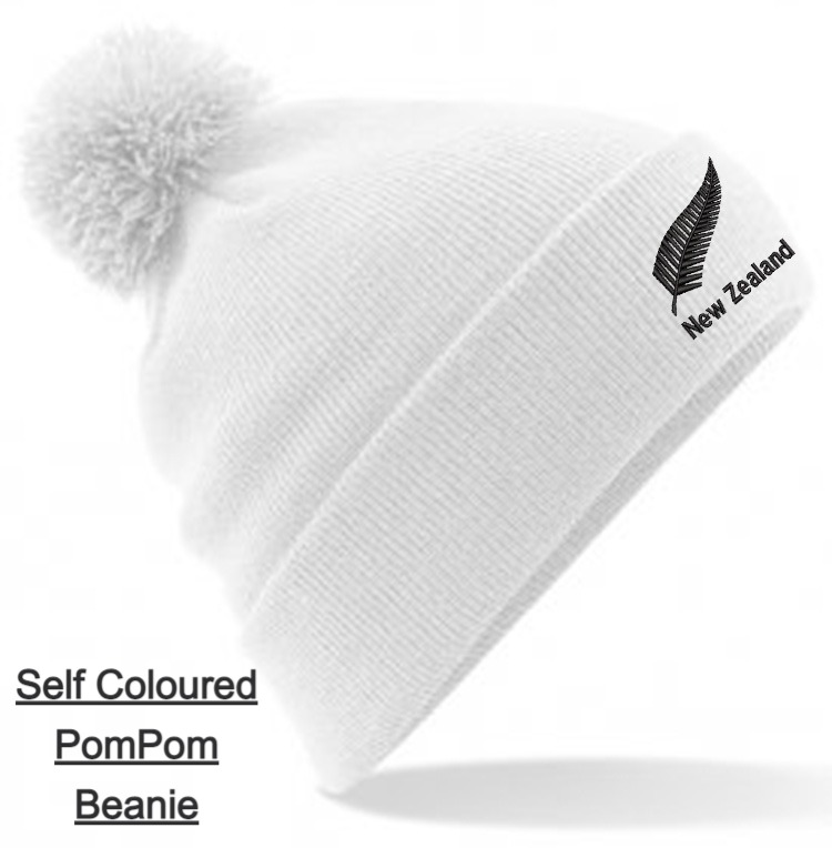 Embroidered New Zealand Beanie Hat - Image 11
