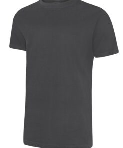 Alternative view of Personalised Charcoal Grey T-Shirt - Uneek