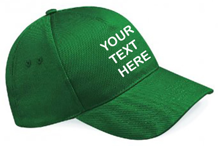 Personalised Bottle Green Classic Cap