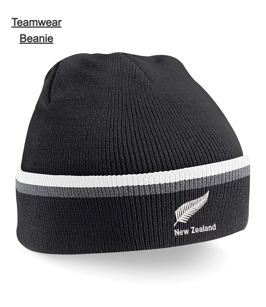 Embroidered New Zealand Beanie Hat - Image 7