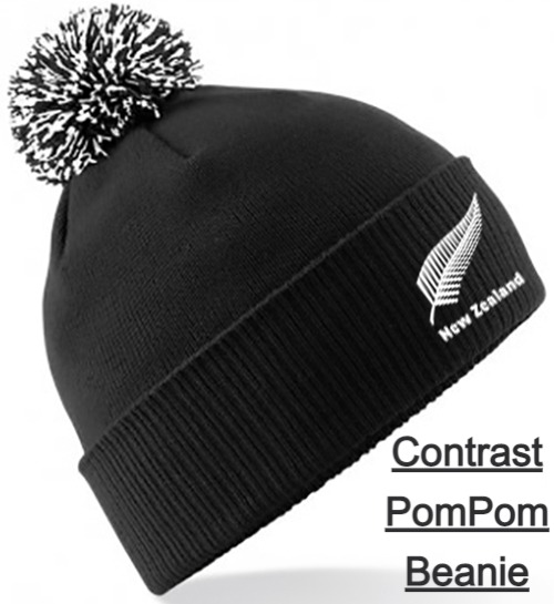 Embroidered New Zealand Beanie Hat - Image 8