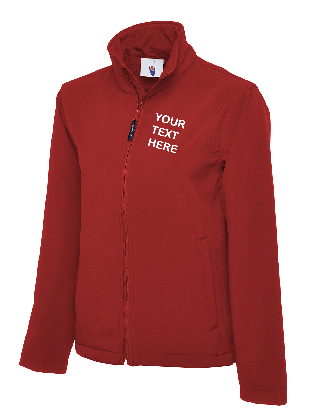 Personalised Red Classic Softshell - Image 2