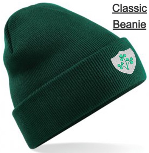 Embroidered Retro Ireland Design Beanies - Image 2