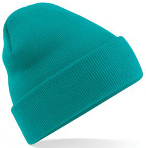 Personalised Emerald Green Classic Beanie - Image 2