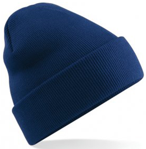 Personalised Oxford Navy Blue Classic Beanie - Image 2