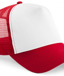 Alternative view of Personalised Red/White Trucker Cap