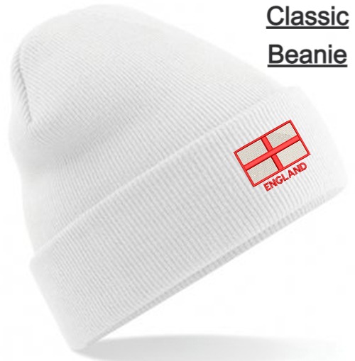 Embroidered St George Flag Beanies - Image 2