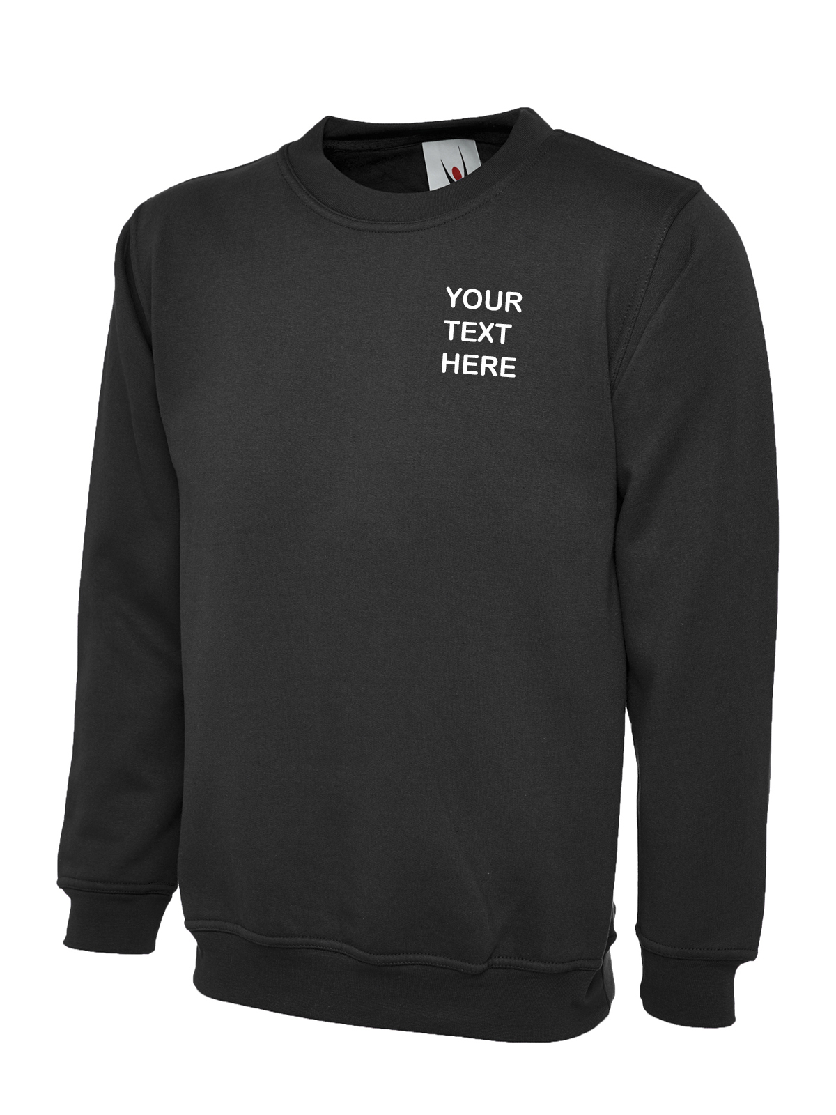Personalised Black Sweatshirt