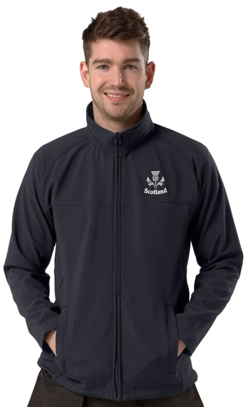 Embroidered Scotland Active Softshell