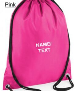 Alternative view of Personalised Gymsacs, 5 Colours!!!