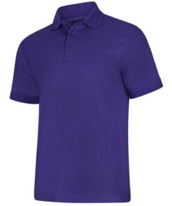 Alternative view of Personalised Purple Polo Shirt