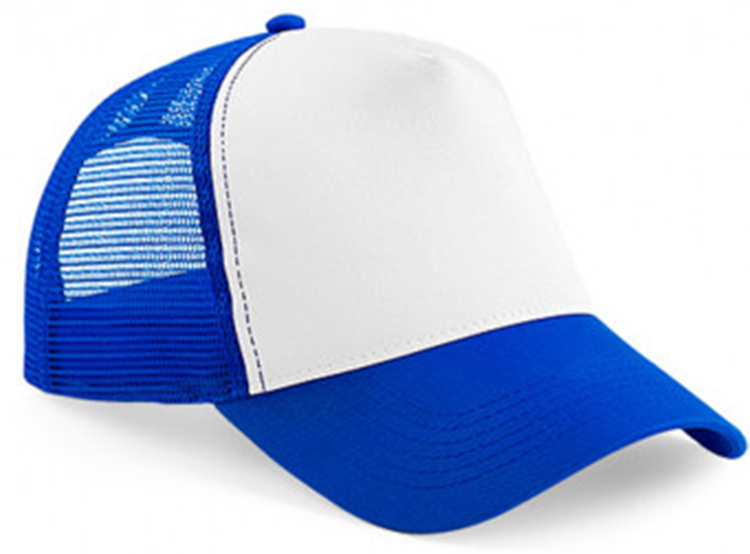 Personalised Royal/White Trucker Cap - Image 2