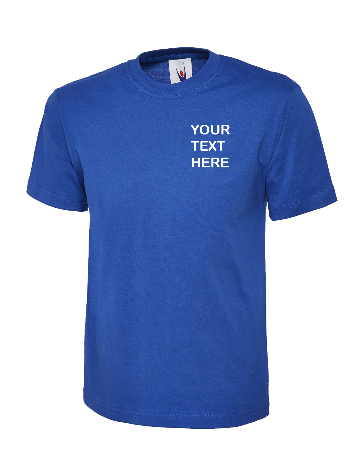 Personalised Royal Blue T-Shirt - Uneek