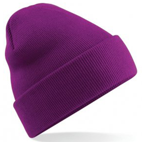 Personalised Magenta Classic Beanie - Image 2