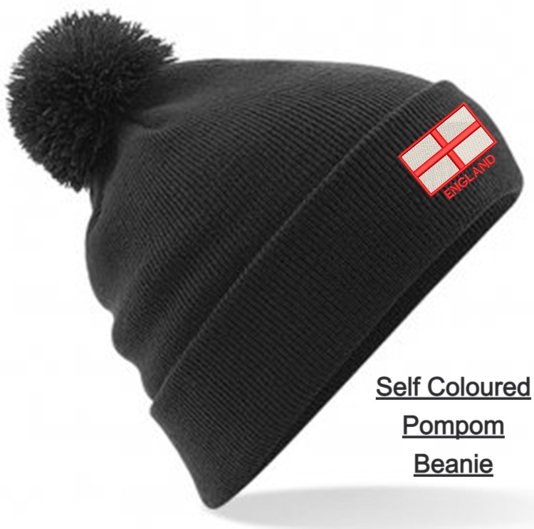 Embroidered St George Flag Beanies - Image 6