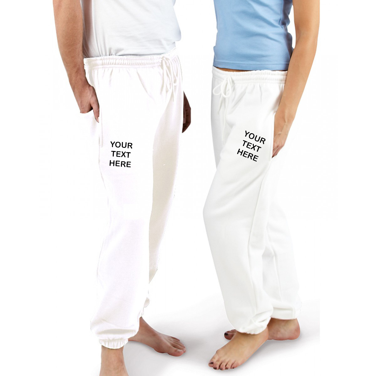 Personalised Ash Grey Joggers