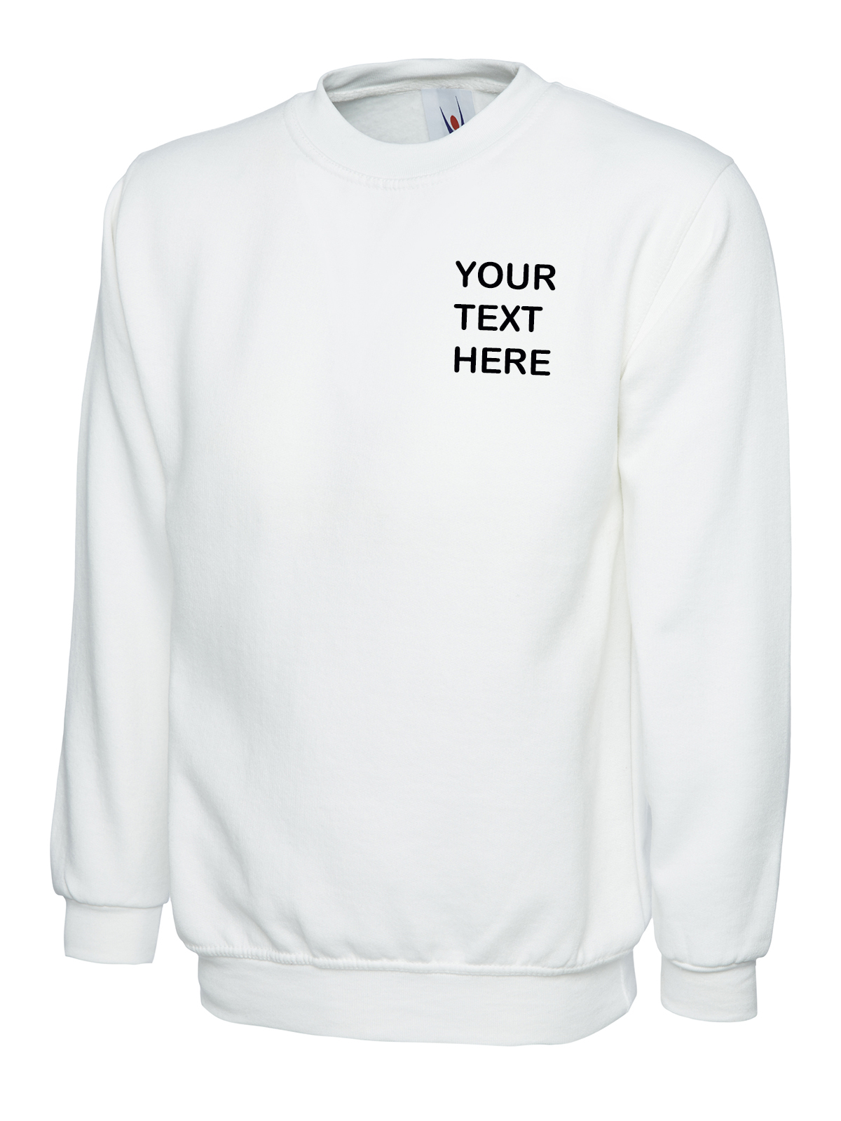 Personalised White Sweatshirt