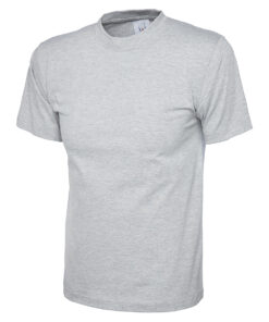 Alternative view of Personalised Heather Grey T-Shirt - Uneek