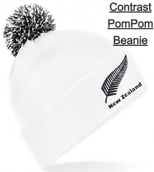 Embroidered New Zealand Beanie Hat - Image 9