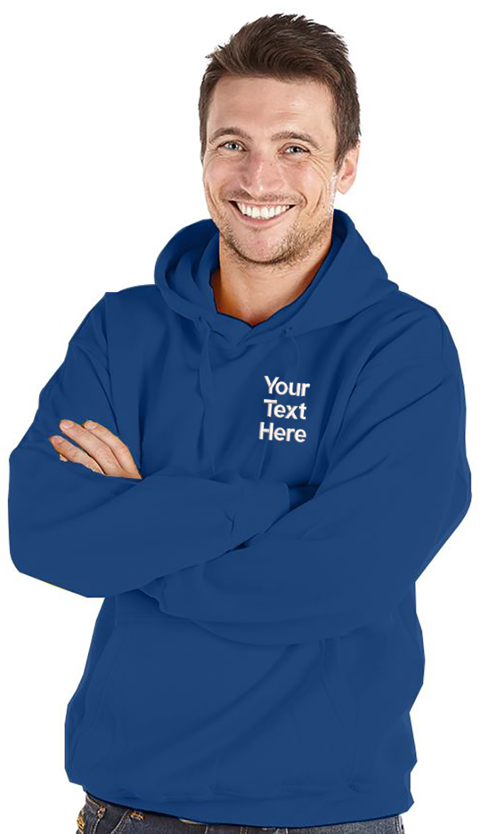 Personalised Royal Blue Hoody
