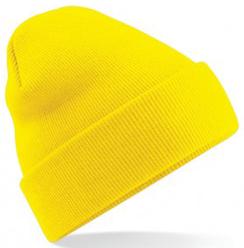 Personalised Yellow Classic Beanie - Image 2