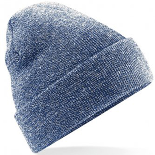 Personalised Heather Grey/Navy Blue Classic Beanie - Image 2
