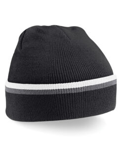 Alternative view of Personalised Black/Grey/White Teamwear Beanie