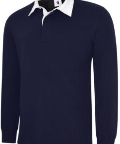 Alternative view of Personalised Navy Blue Rugby Shirt