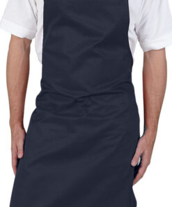 Alternative view of Personalised Navy Blue Bib Apron - No Pocket