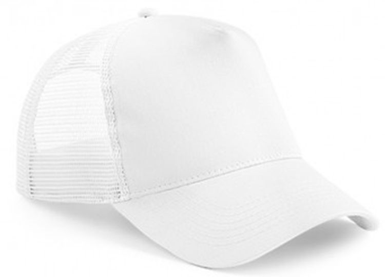 Personalised White/White Trucker Cap - Image 2