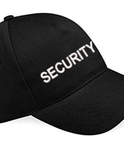 Embroidered SECURITY Black Classic Cap