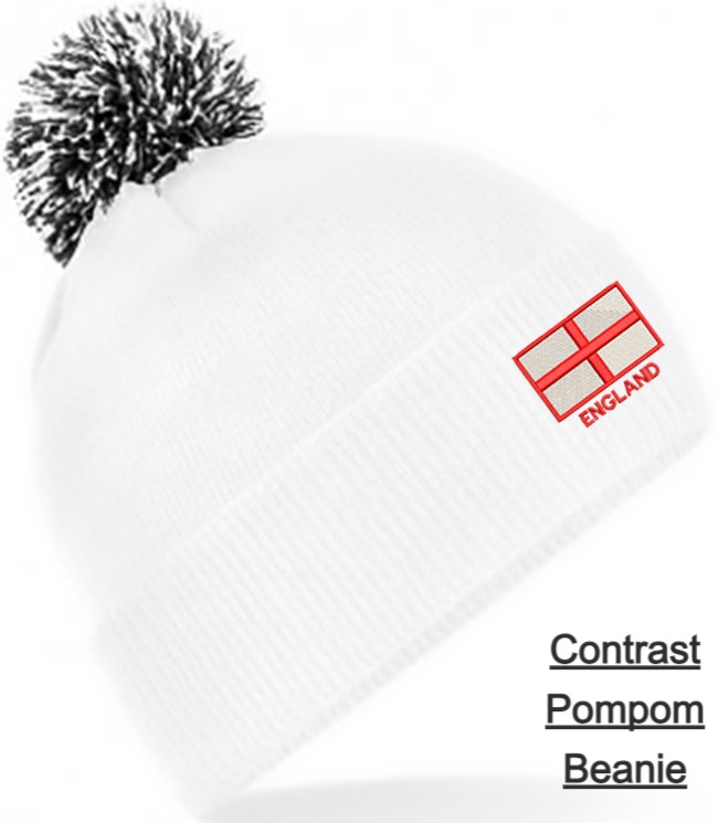 Embroidered St George Flag Beanies - Image 7
