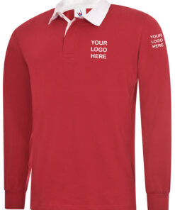 Personalised Red Rugby Shirt