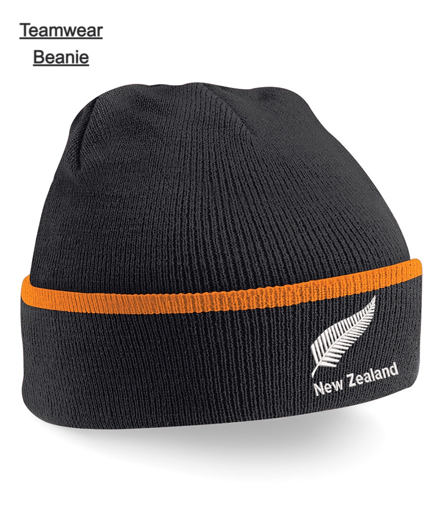 Embroidered New Zealand Beanie Hat - Image 5