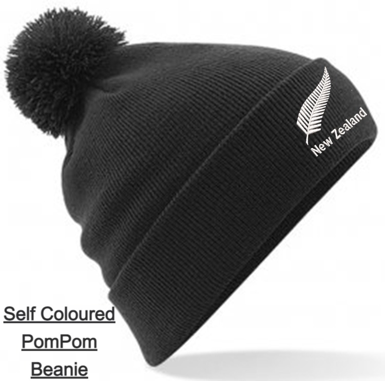 Embroidered New Zealand Beanie Hat - Image 10