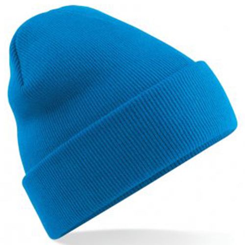 Personalised Sapphire Blue Classic Beanie - Image 2