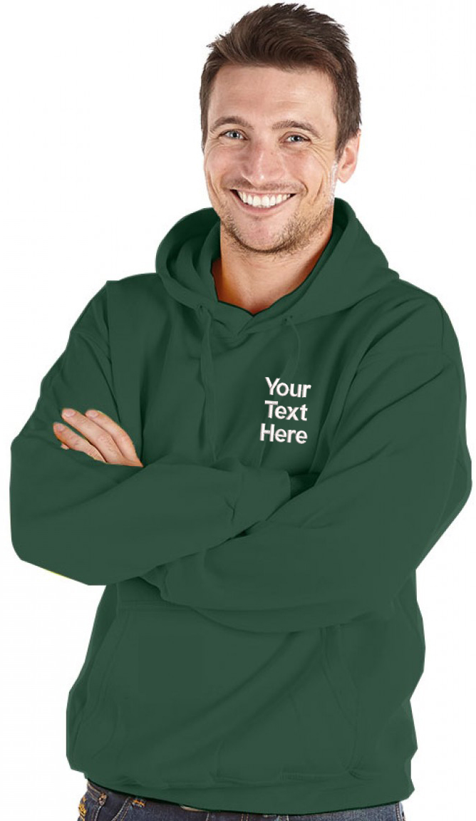 Personalised Bottle Green Hoody