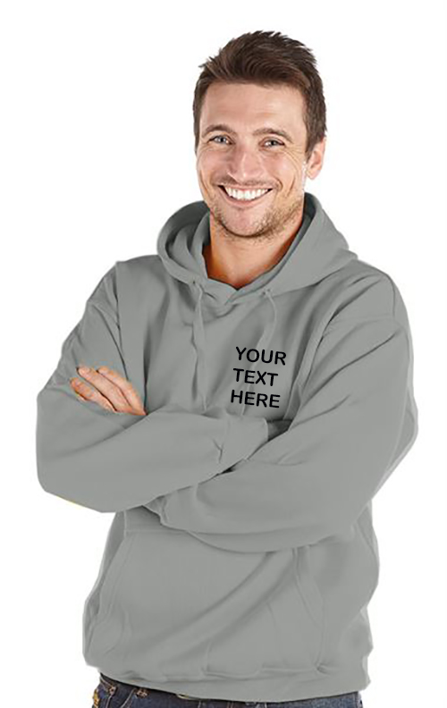 Personalised Heather Grey Hoody