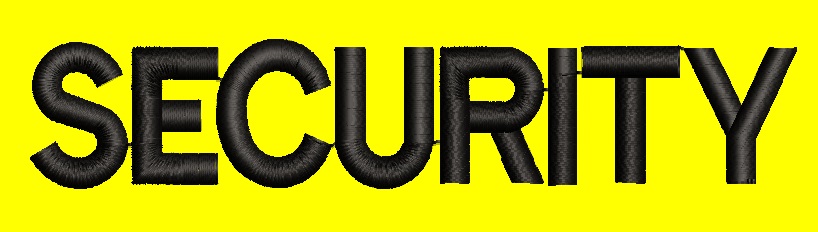 Embroidered SECURITY Hi-Vis Two Band & Brace Vest - C470 Yellow - Image 2