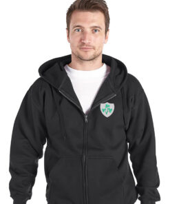 Alternative view of Embroidered Retro Ireland Design Hoody