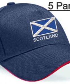 Alternative view of Embroidered Scotland Baseball Caps