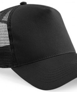 Alternative view of Personalised Black/Black Trucker Cap