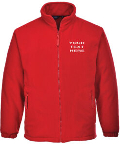 Personalised Red Fleece