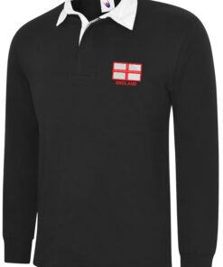 Embroidered St George Flag Rugby Shirt