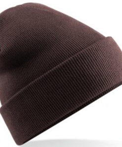 Alternative view of Personalised Chocolate coloured Classic Beanie