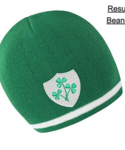 Embroidered Retro Ireland Design Beanies