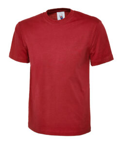 Alternative view of Personalised Red T-Shirt - Uneek