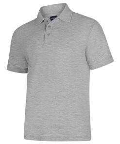 Alternative view of Personalised Heather Grey Polo Shirt
