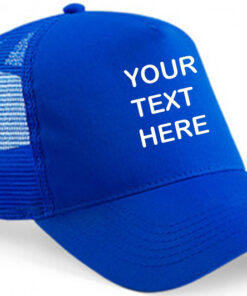 Personalised Royal/Royal Trucker Cap