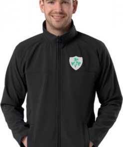 Embroidered Retro Ireland Design Active Softshell